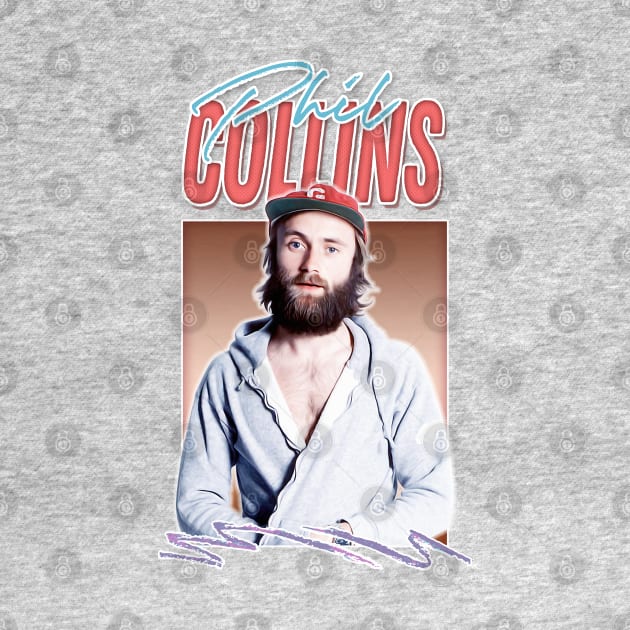 Phil Collins / Vintage Style Aesthetic Fan Art Design by DankFutura